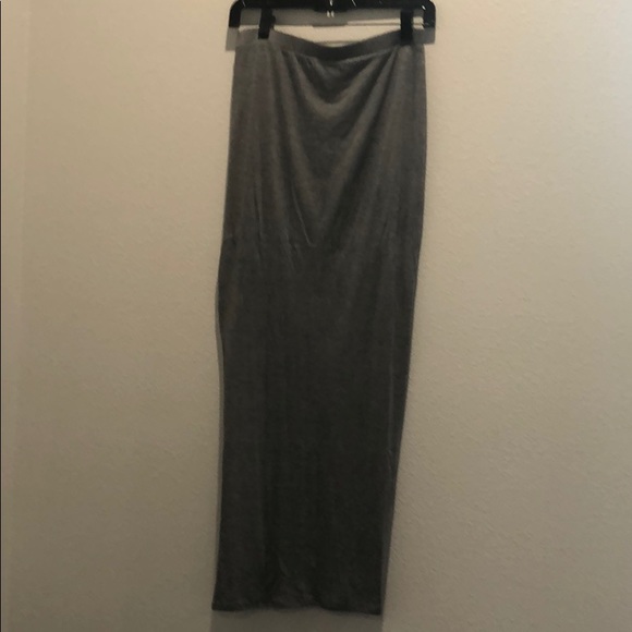 Helmut Lang Gray Maxi skirt size small - Picture 3 of 4